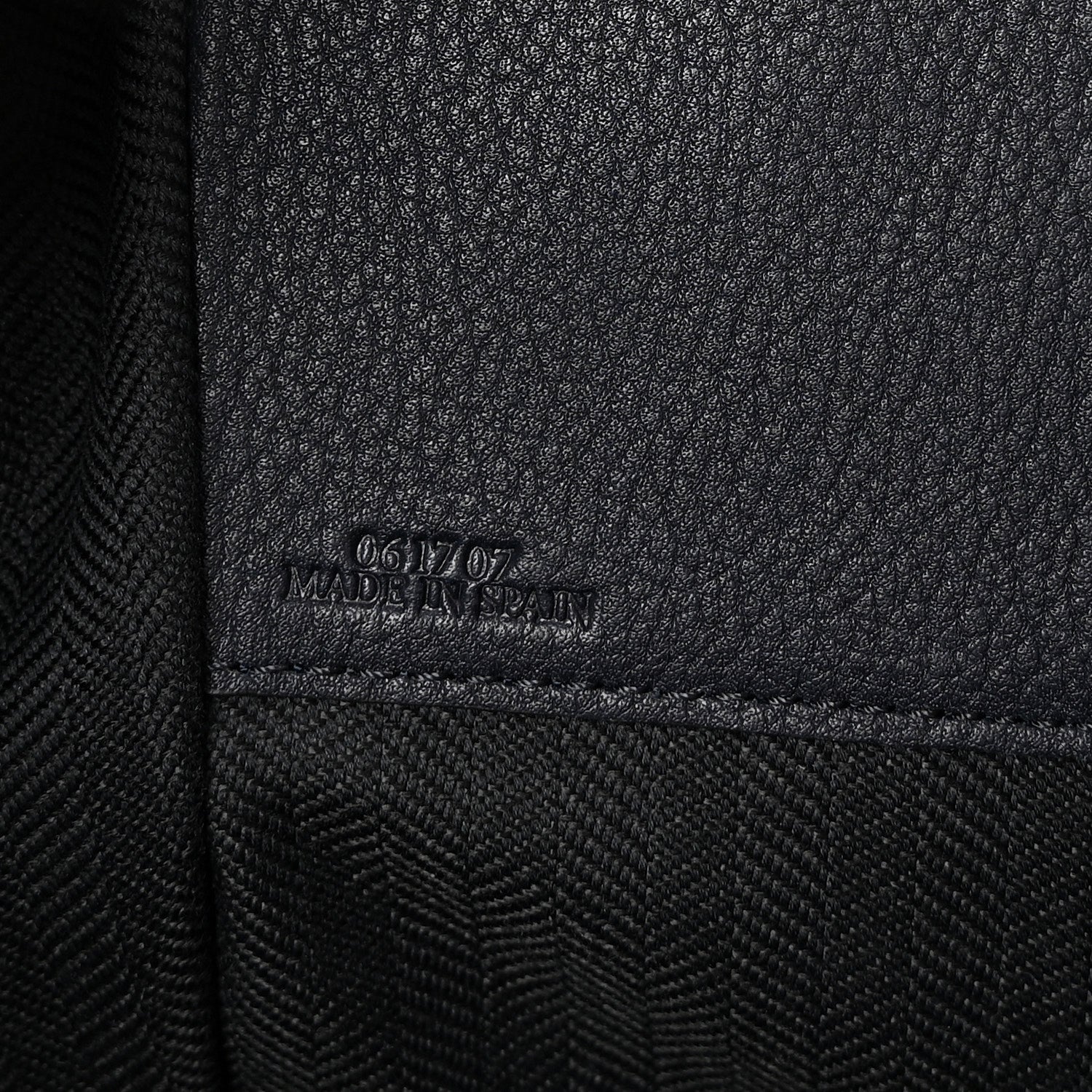 Loewe Calfskin Large Hammock Shoulder Bag Midnight Blue Black 7 of 10