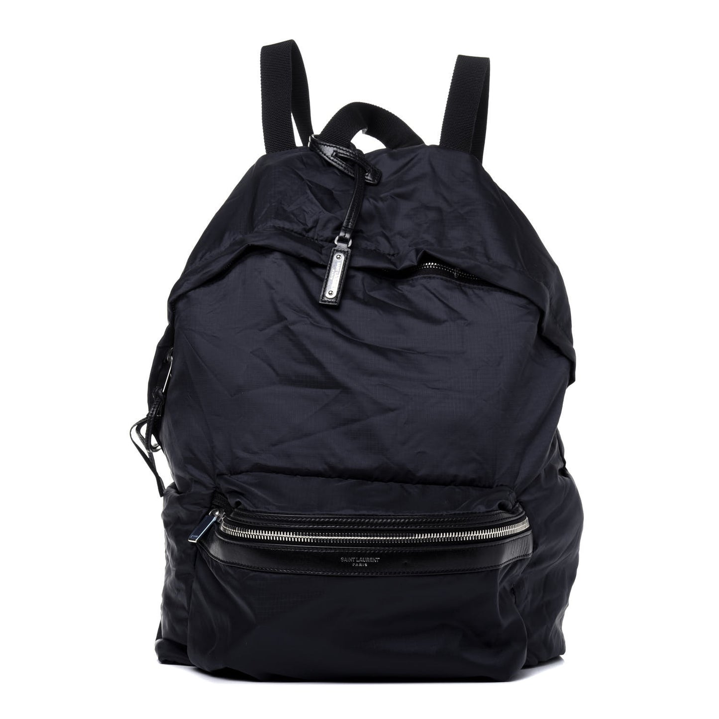 Nylon City Fold Up Backpack Belt Bag Navy