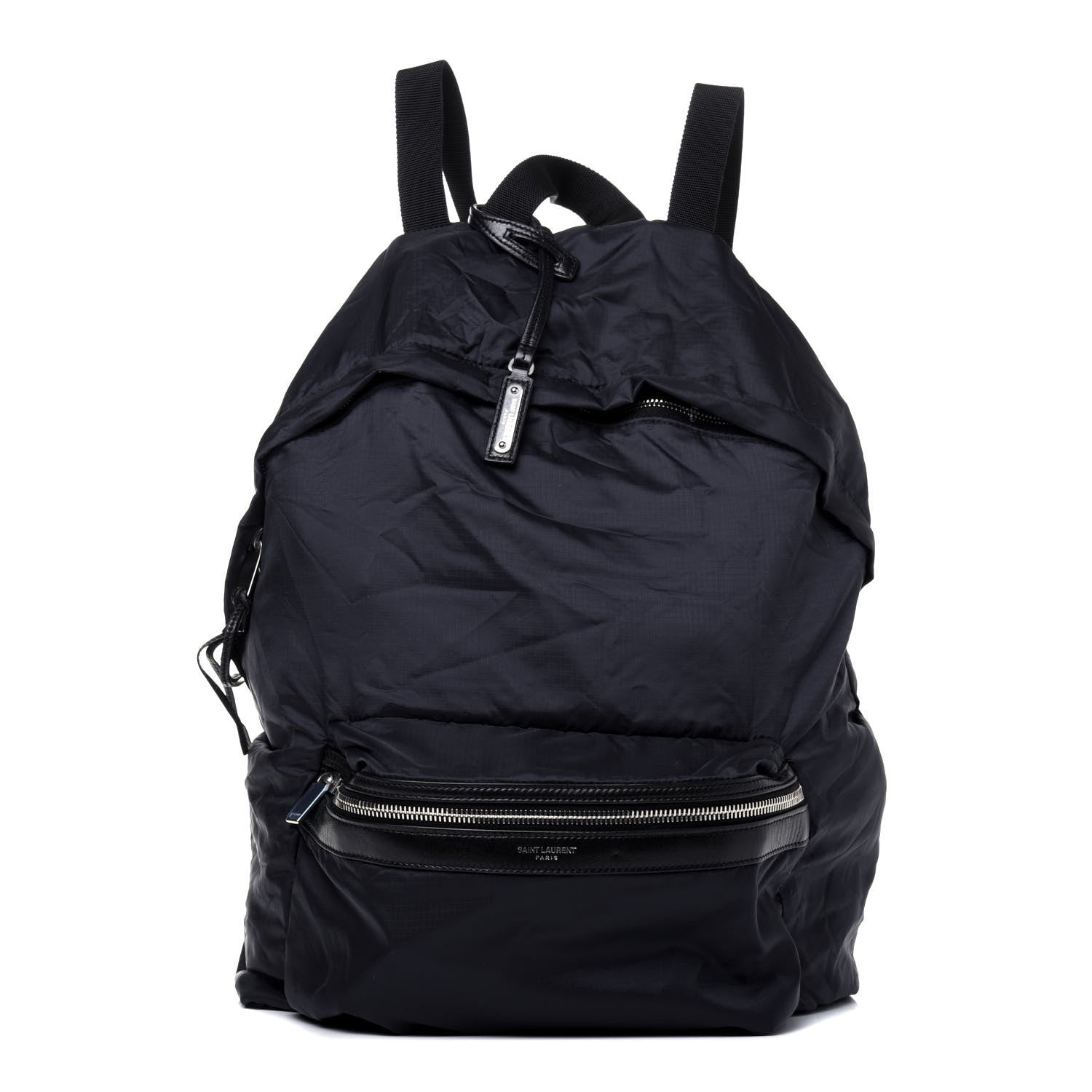 Saint Laurent Nylon City Fold Up Backpack Belt Bag Navy 1 of 18