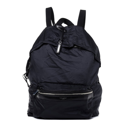Saint Laurent Nylon City Fold Up Backpack Belt Bag Navy 1 of 18