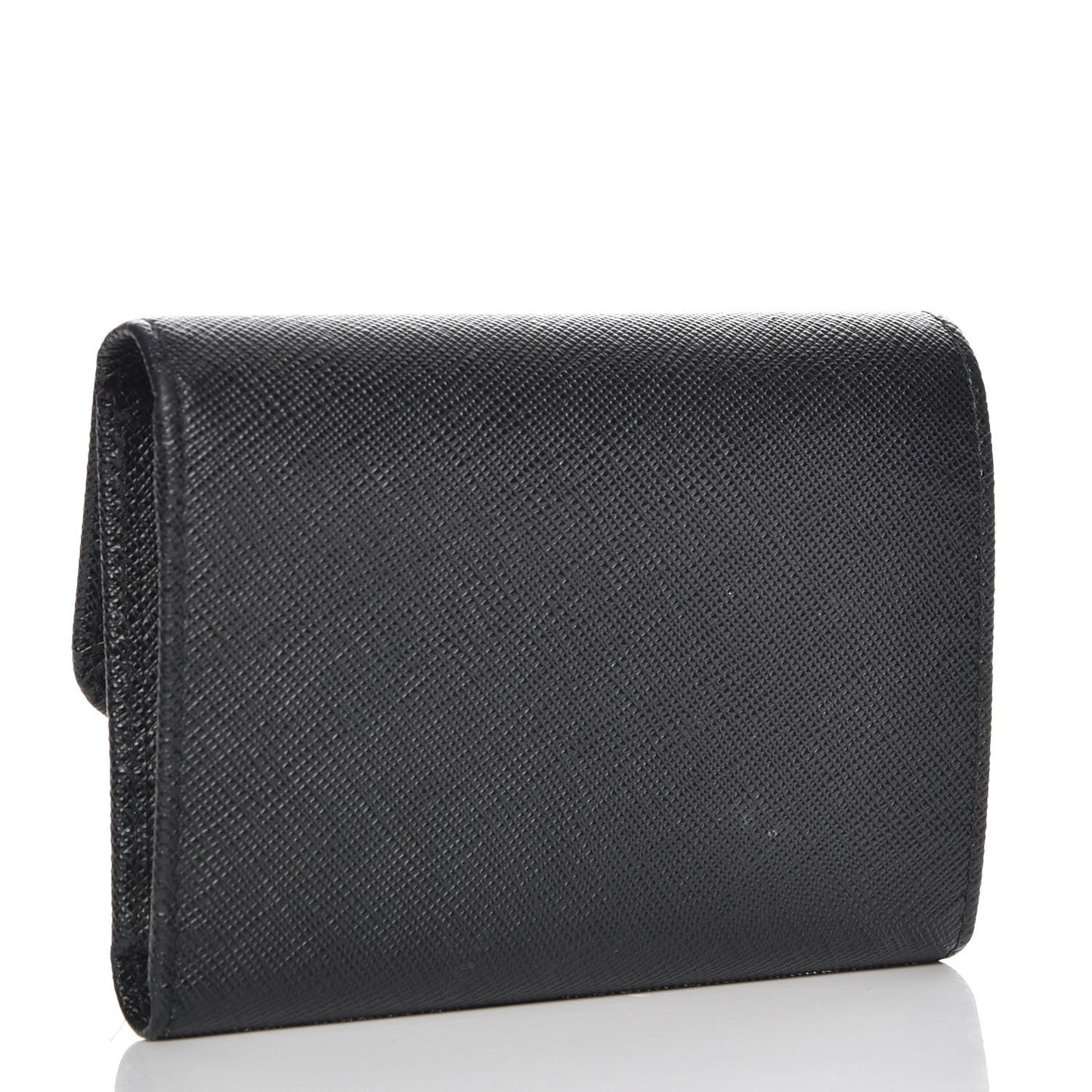 Saffiano Small Fiocco Bow Wallet Nero Black