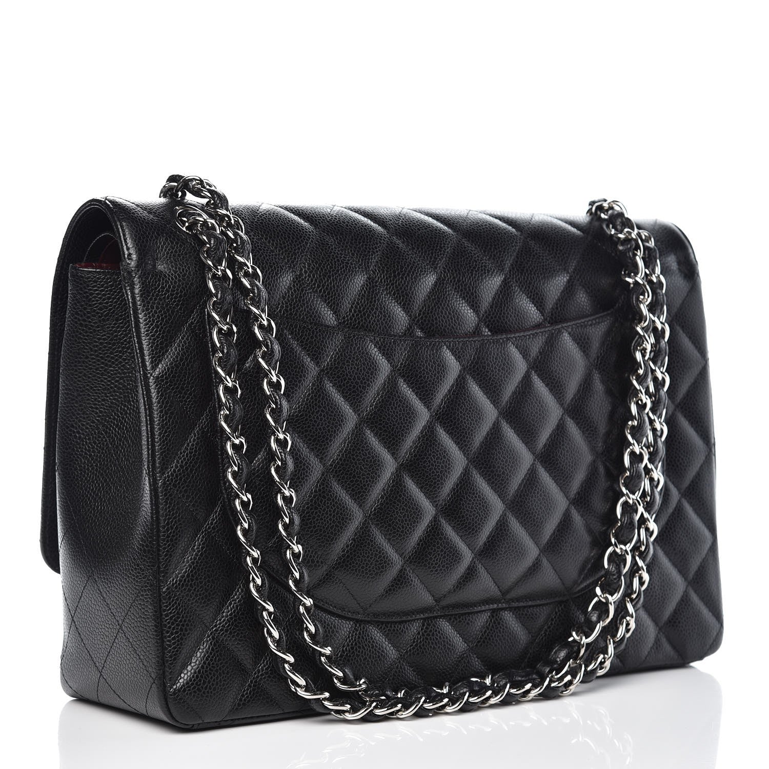 Chanel Caviar Quilted Maxi Double Flap Black 4 of 9