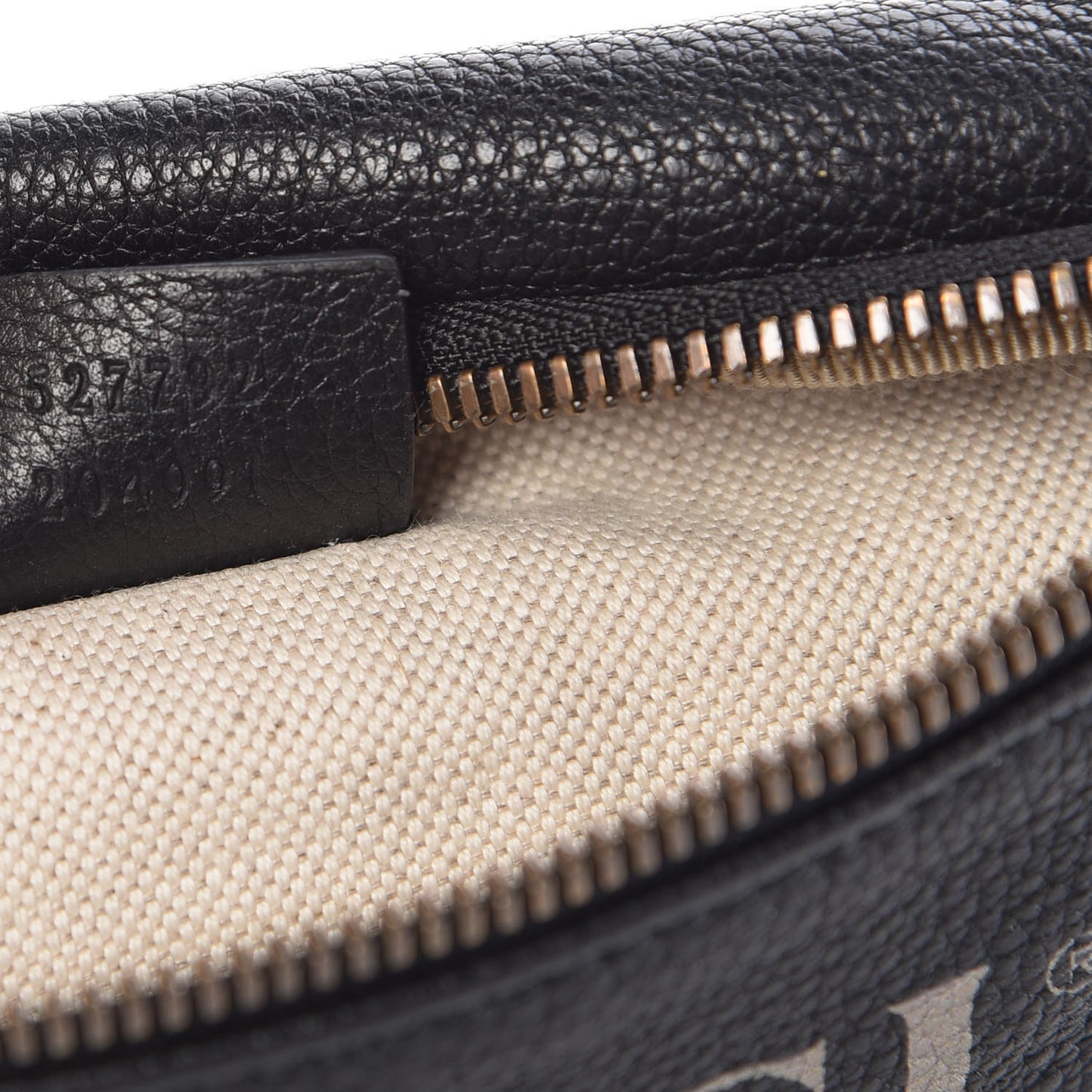 Grained Calfskin Small Logo Belt Bag Black