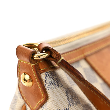 Louis Vuitton LOUIS VUITTON Damier Azur Siracusa MM 12 of 16