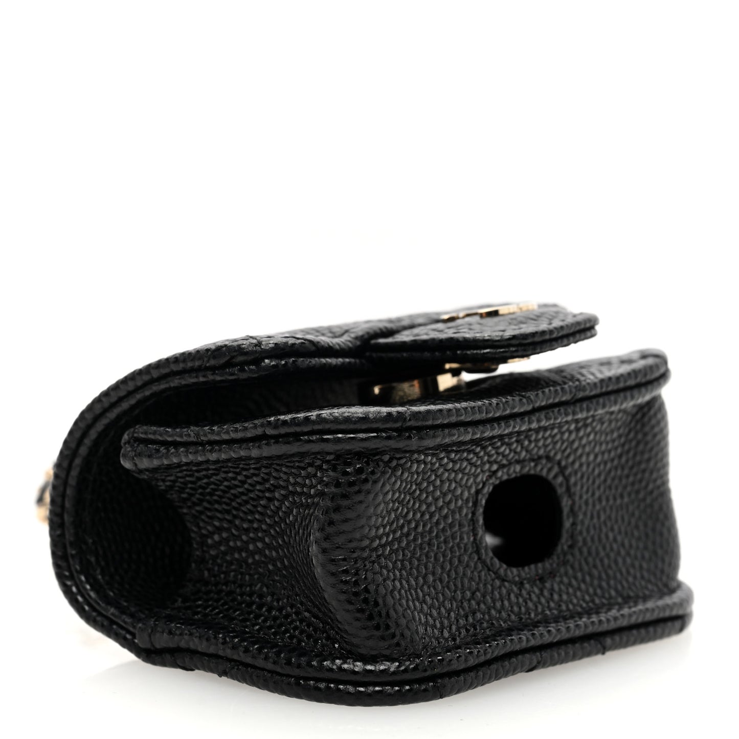 Caviar Quilted Airpods Pro Case Black