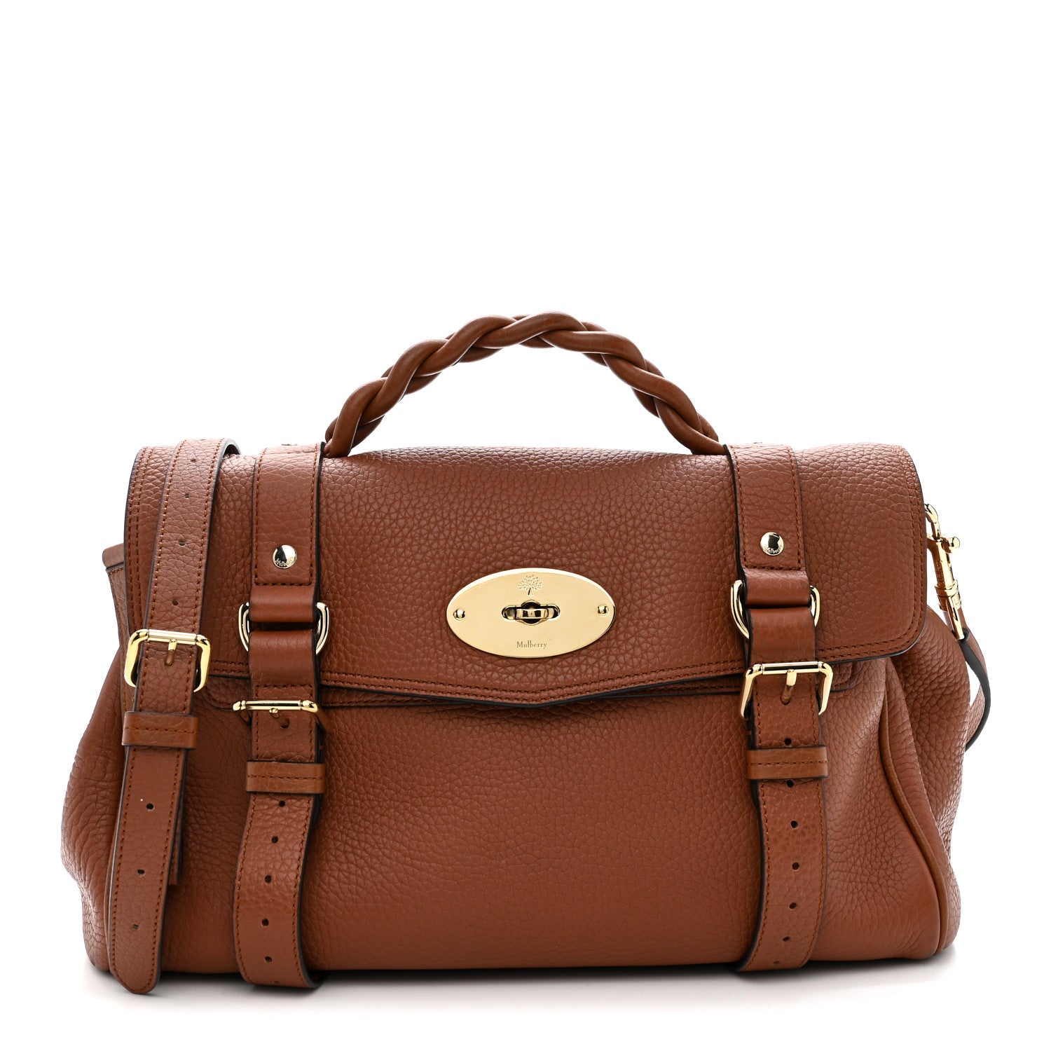 Mulberry Heavy Grain Medium Alexa Chestnut 1 of 9