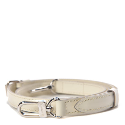 Louis Vuitton Calfskin 16mm Adjustable Shoulder Strap Ivory 1 of 3