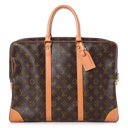 Louis Vuitton Monogram Porte Documents Voyage Soft Briefcase 1 of 7