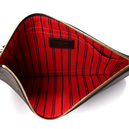 Louis Vuitton Damier Ebene Neverfull MM GM Pochette 5 of 10