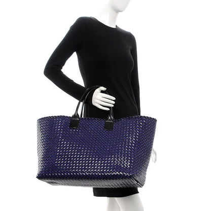 Bottega Veneta Spazzolato Intrecciato Large Cabat Anemone 2 of 8
