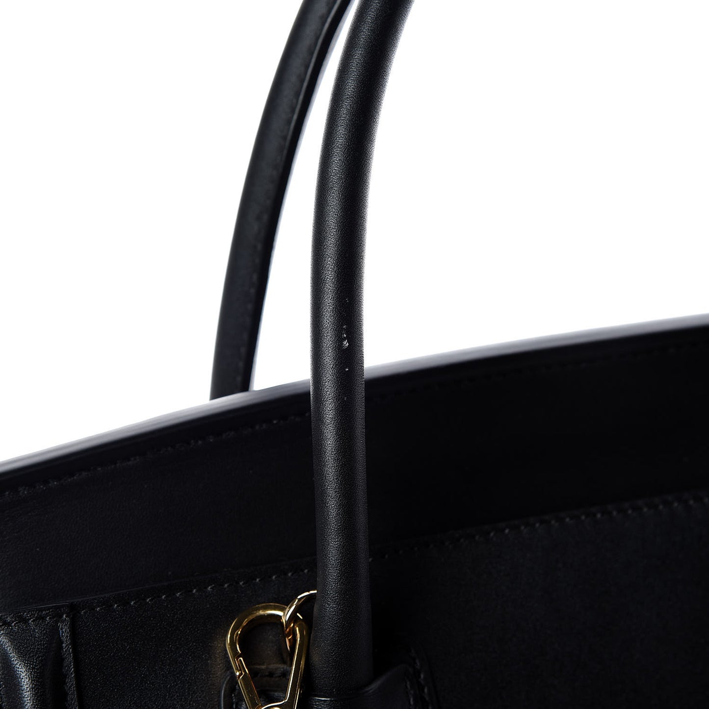 Calfskin Visetos Medium Kathy Tote Black