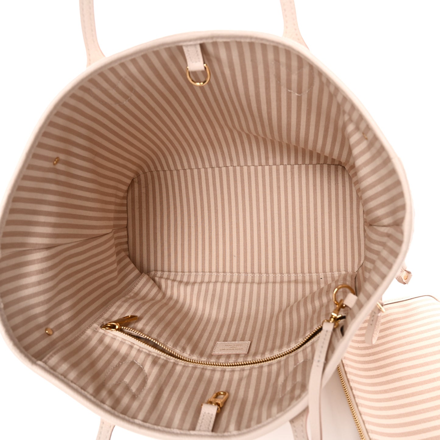Monogram Debossed Neverfull MM Eden
