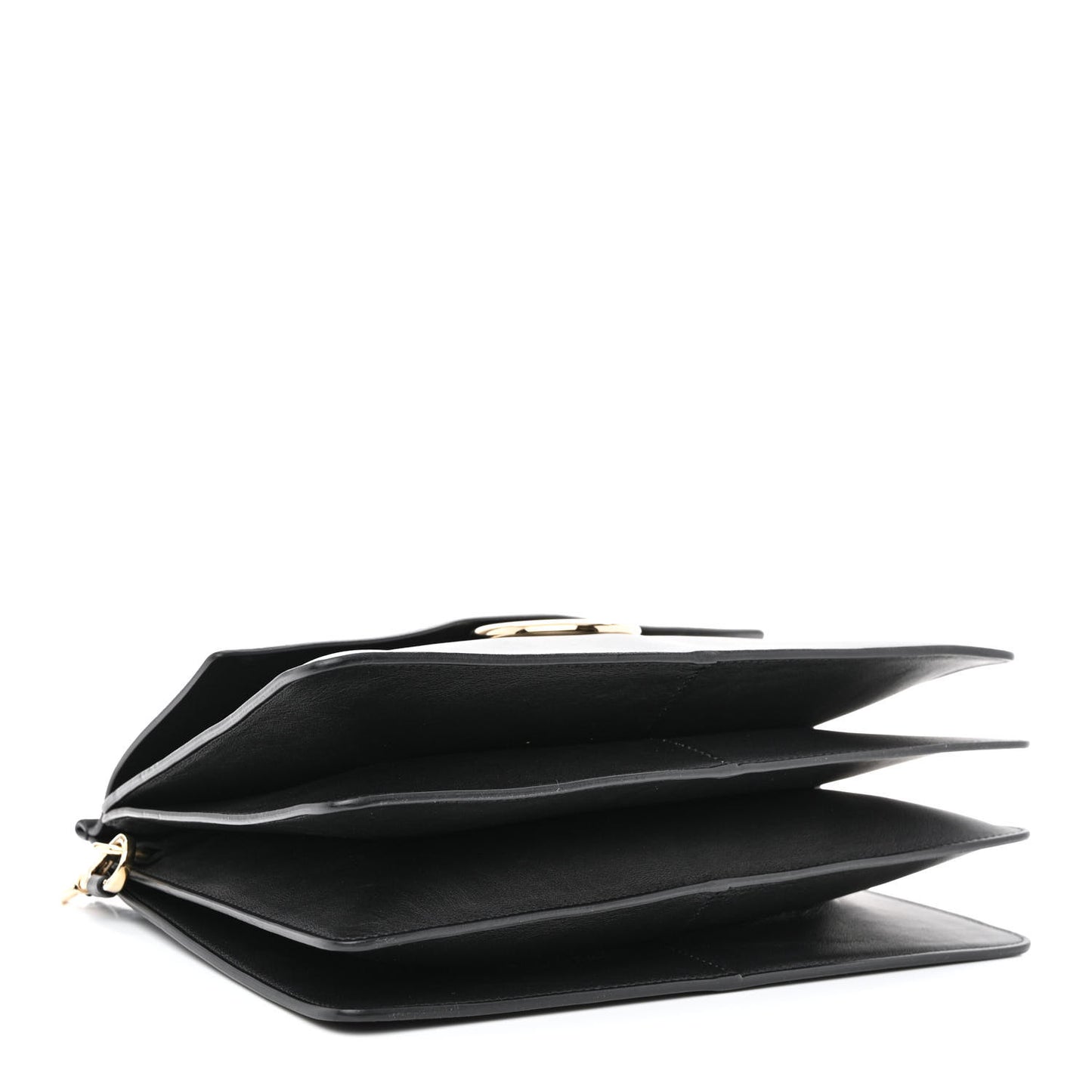 Suede Calfskin Medium Faye Shoulder Bag Black