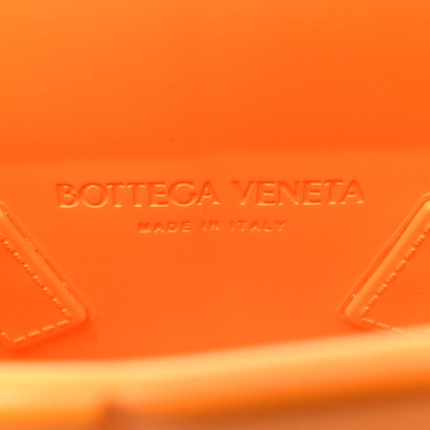 Rubber Maxi Intrecciato Mini Arco Tangerine