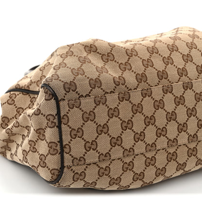 Gucci Monogram Medium Sukey Tote Dark Brown 9 of 14
