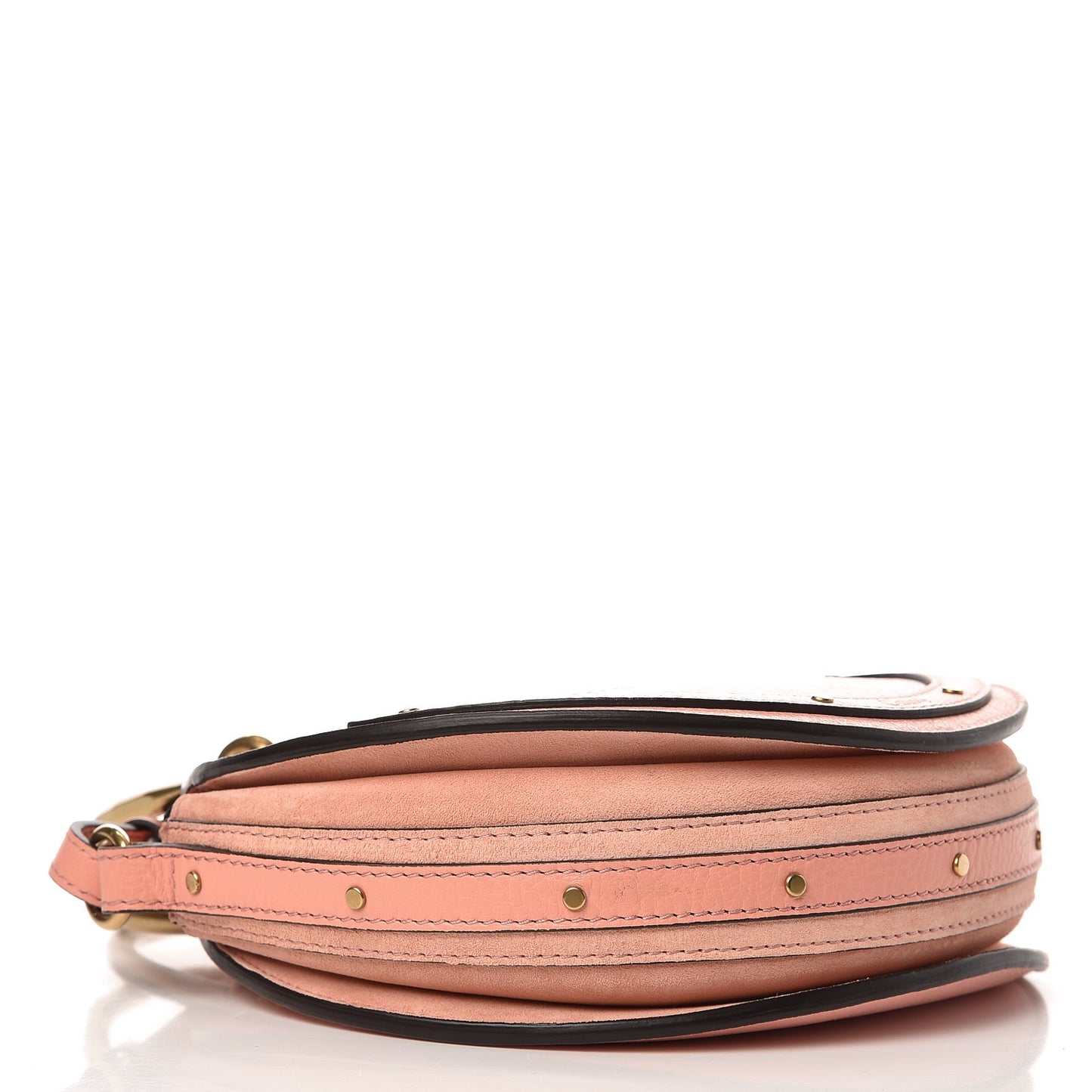 Calfskin Suede Small Pixie Bag Ideal Blush