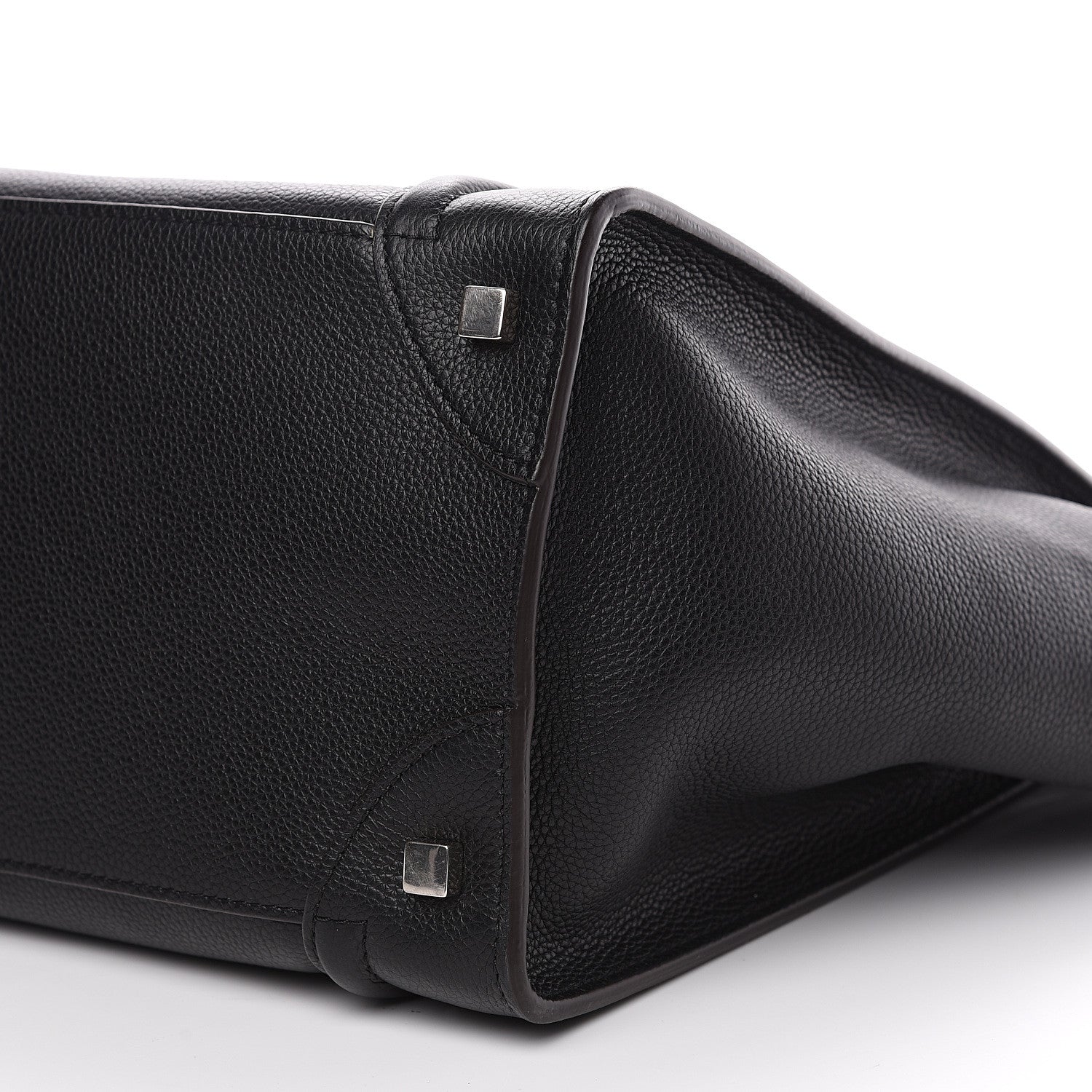 Celine Drummed Calfskin Mini Luggage Black 8 of 9