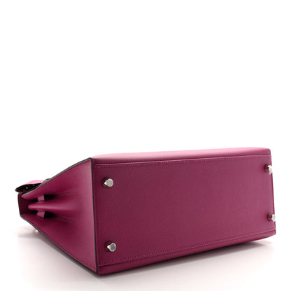 Hermes Epsom Kelly Sellier 28 Rose Pourpre 4 of 15