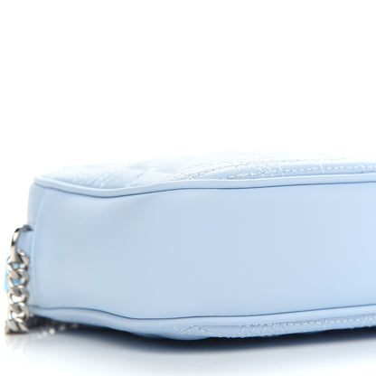 Burberry Lambskin Quilted Camera Bag Pale Blue 5 of 9