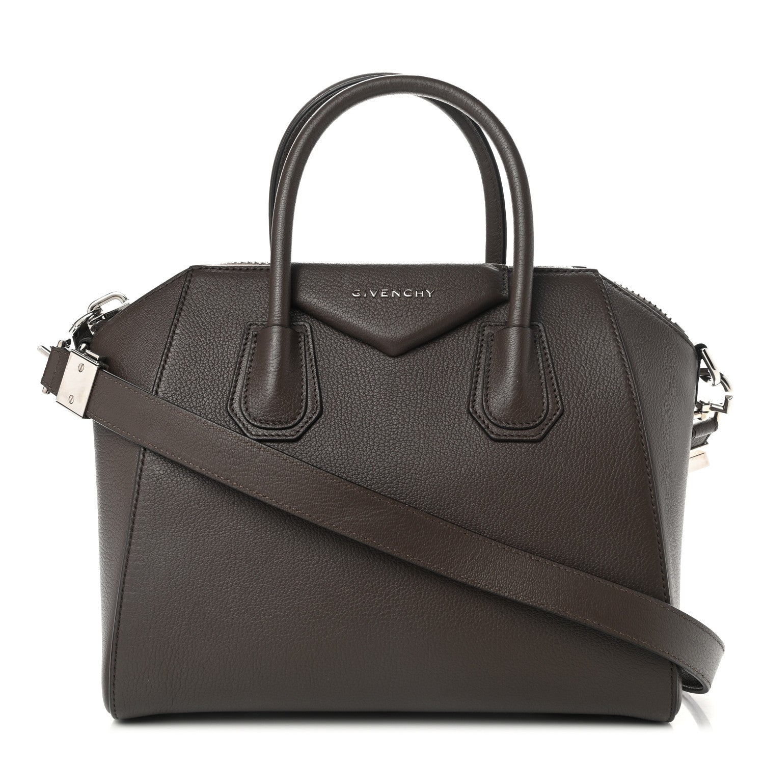 Givenchy Sugar Goatskin Small Antigona Heather Grey 1 of 9