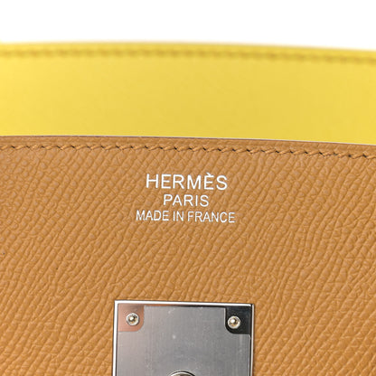 Hermes Epsom Sunrise Birkin Sellier 35 Lime Sesame Rose Confetti Terre Battue 6 of 13