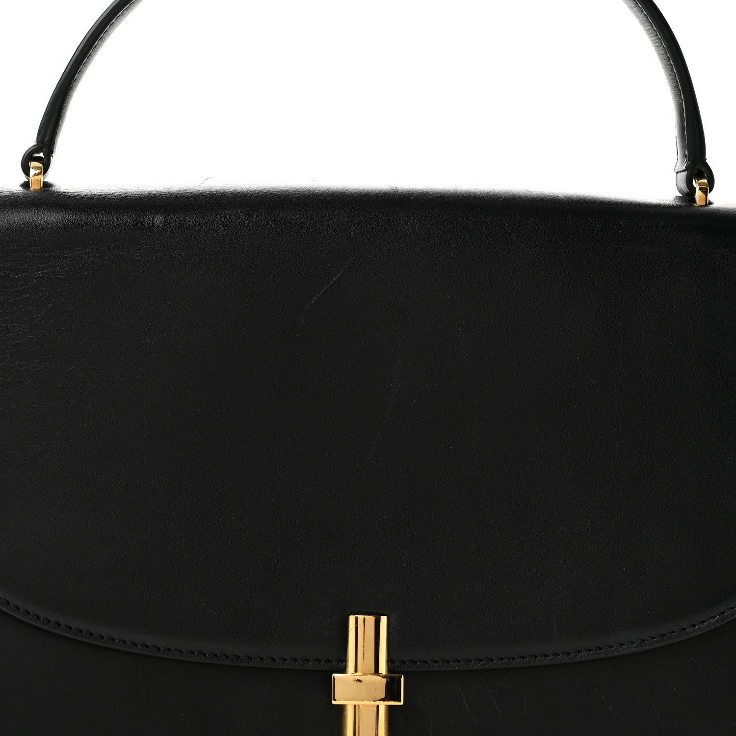 The Row Sleek Calfskin The Sofia 10 Top Handle  Black 7 of 14