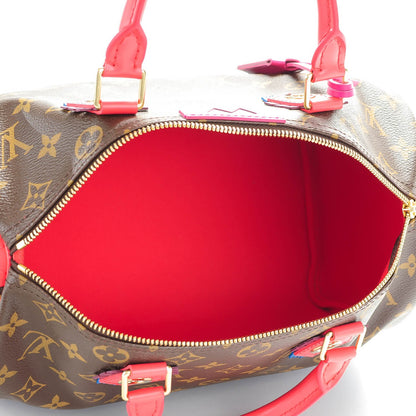 Louis Vuitton Monogram Totem Speedy 30 Flamingo 5 of 7