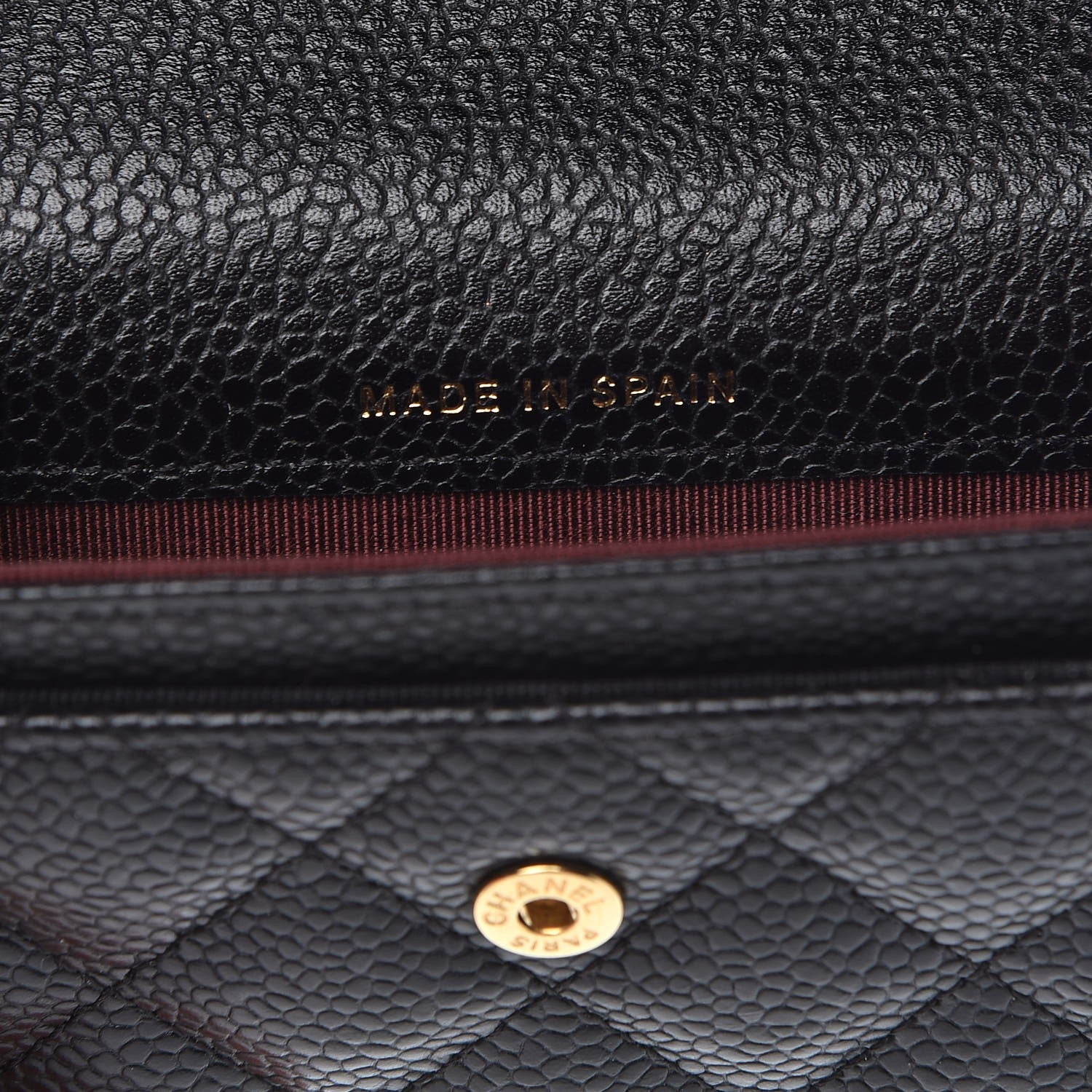 Chanel Caviar Quilted Flap Card Holder Black 7 of 8