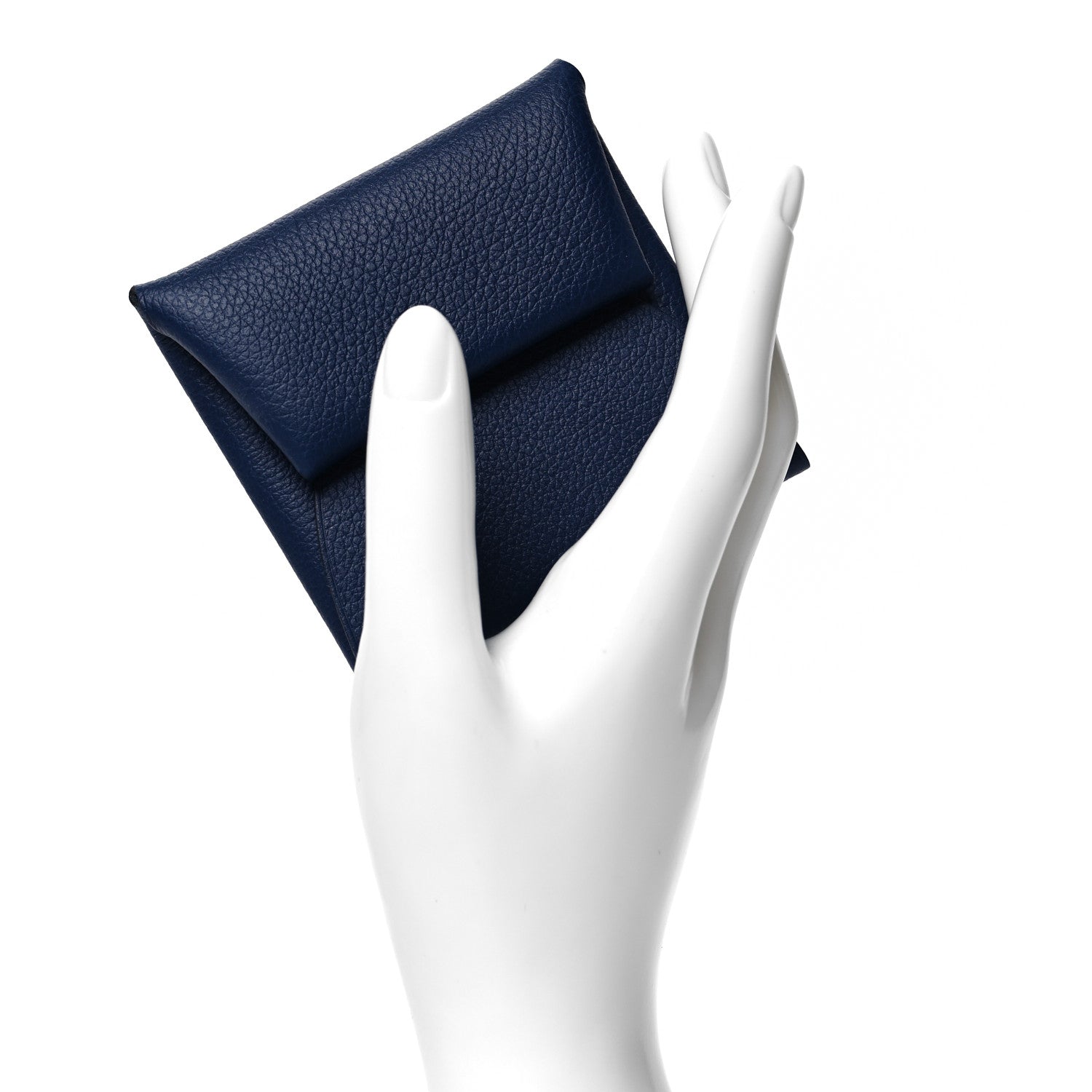 Hermes Evercolor Bastia Verso Coin Purse Bleu Saphir Bleu France 2 of 10