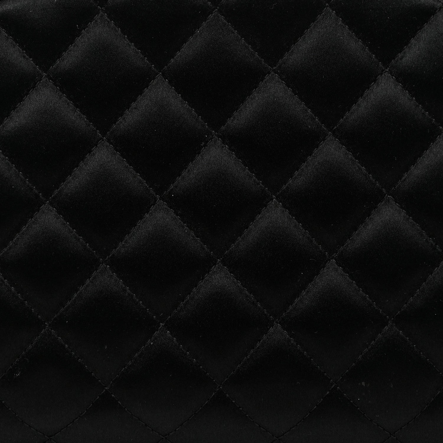 Chanel Satin Quilted Timeless Clutch Black 8 of 11