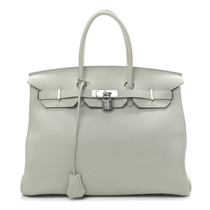 Hermes Togo Birkin 35 Gris Perle 1 of 8