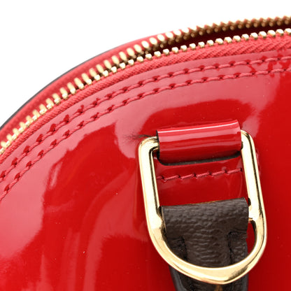 Louis Vuitton Patent Monogram Alma BB Scarlet 10 of 12