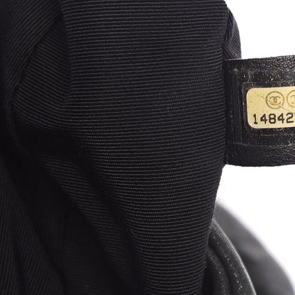 Chanel Iridescent Calfskin Quilted East West Flap Black 6 of 10
