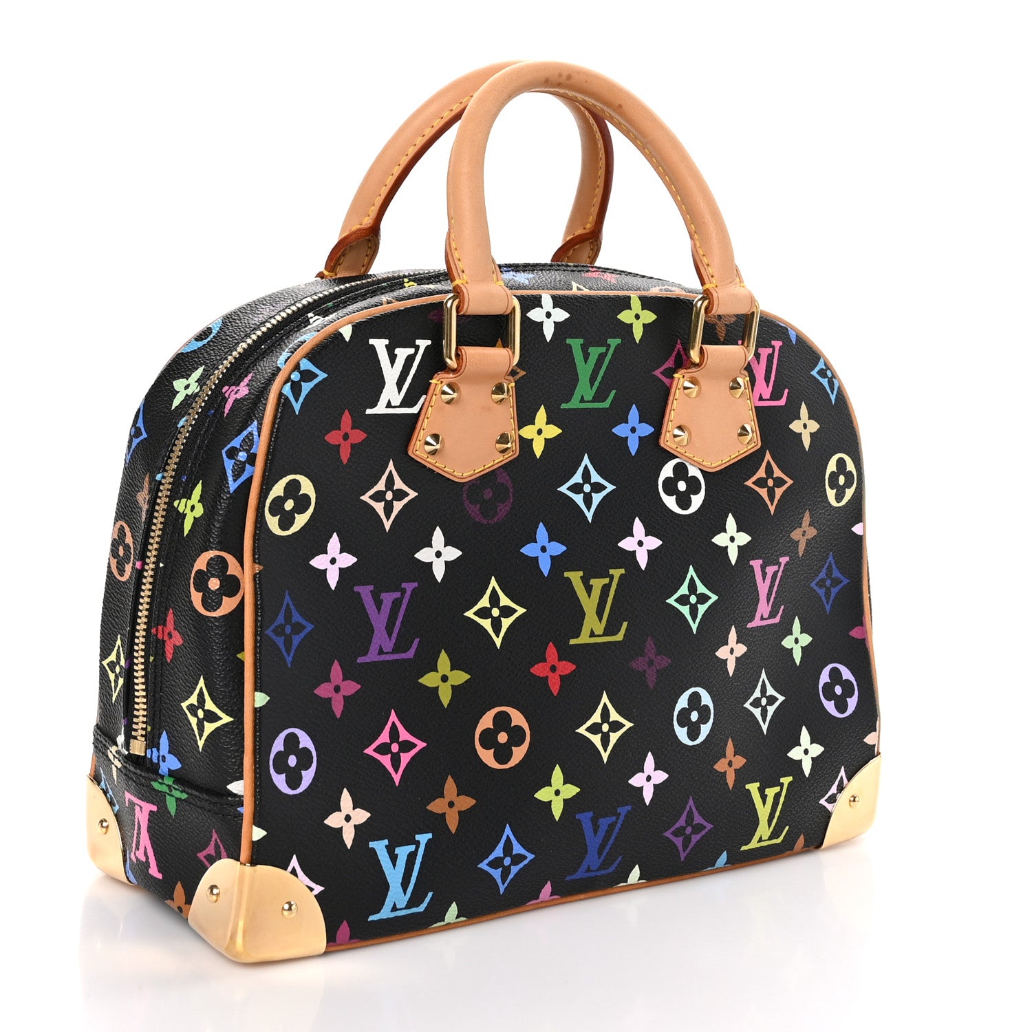 Louis Vuitton Monogram Multicolor Trouville Black 3 of 11