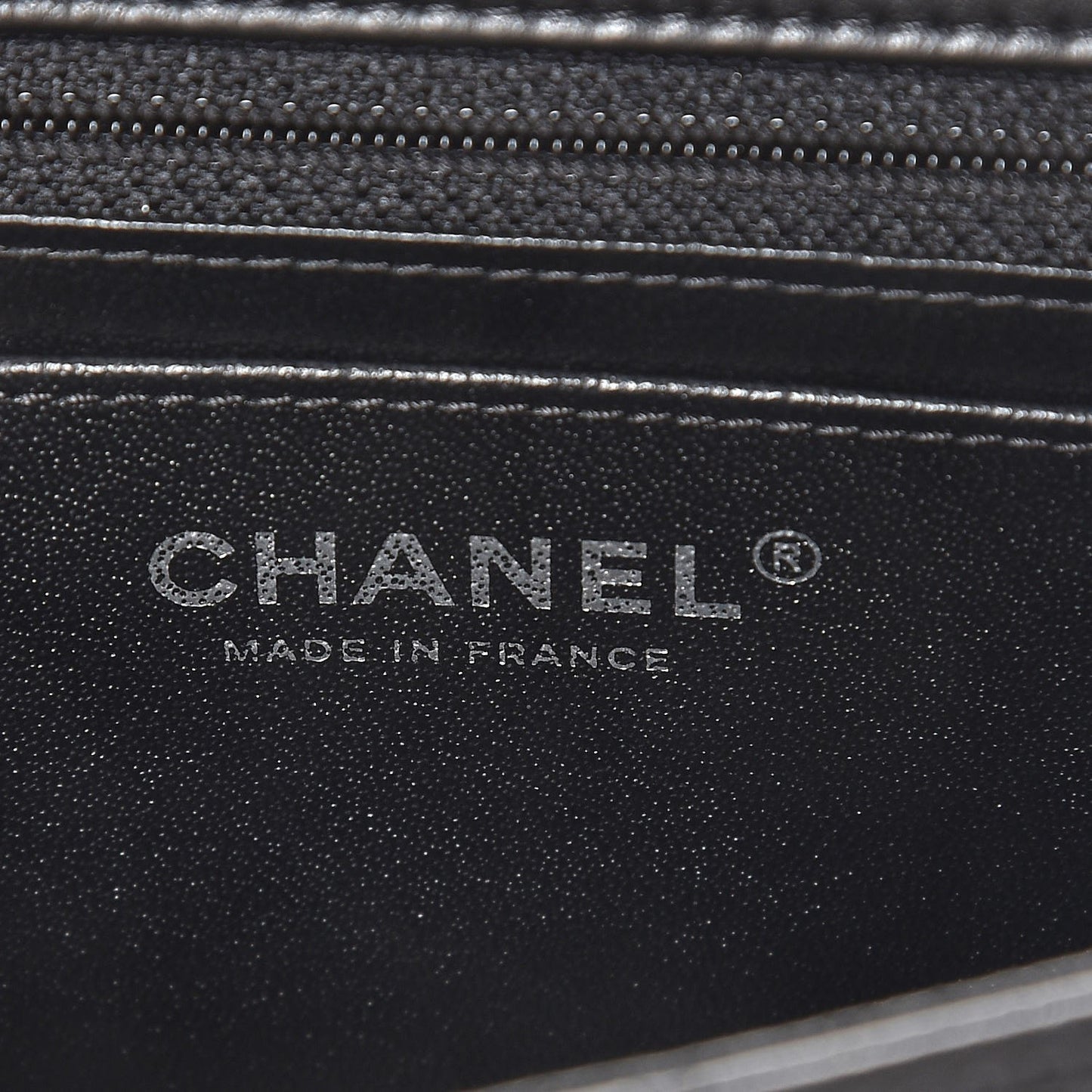 Lambskin Quilted Mini Rectangular Flap Black