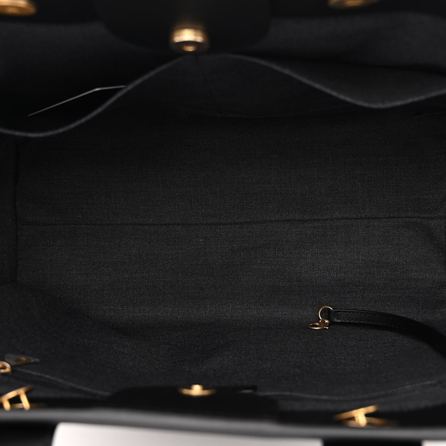 Chanel Calfskin Medium Deauville Tote Black 5 of 10