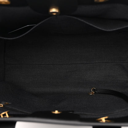 Chanel Calfskin Medium Deauville Tote Black 5 of 10