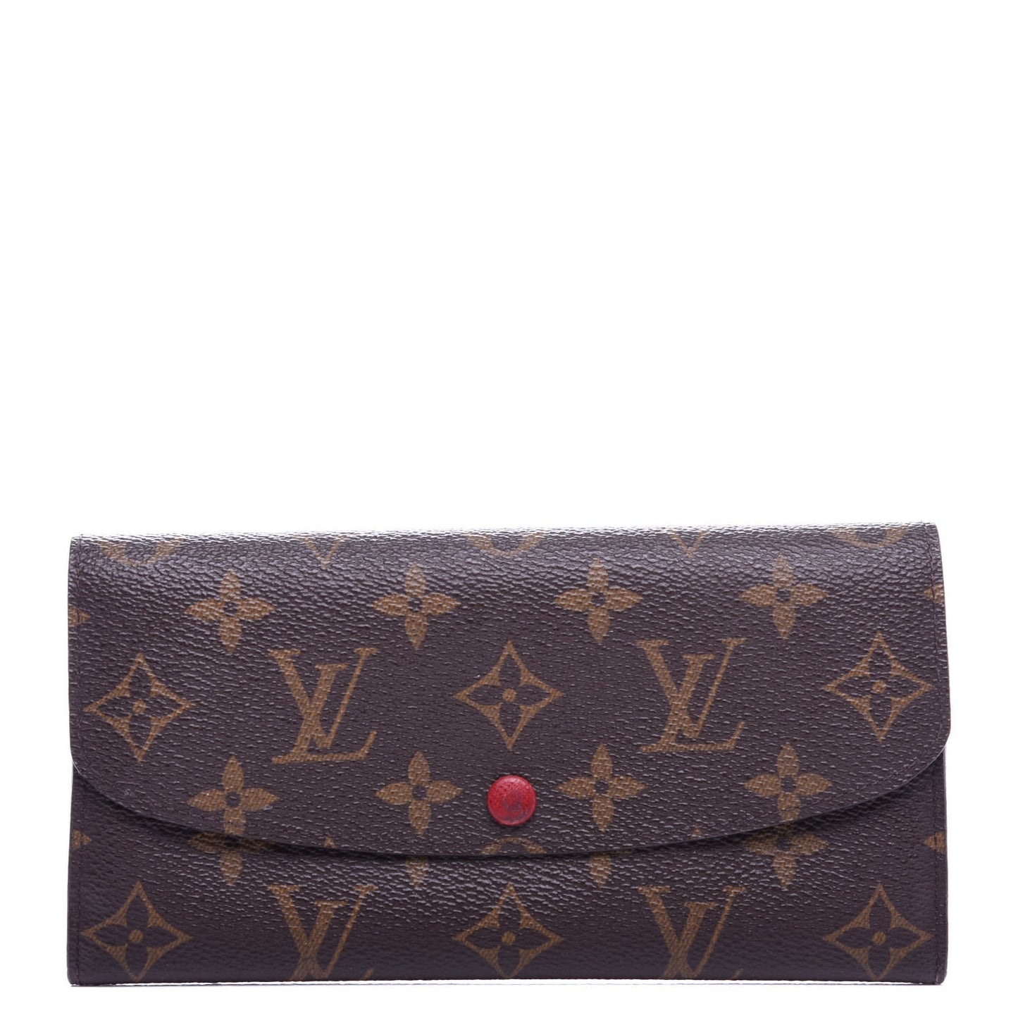 Monogram Emilie Wallet Red