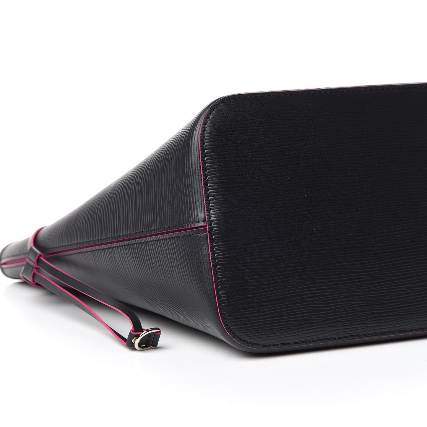 Epi Neverfull MM Black Hot Pink
