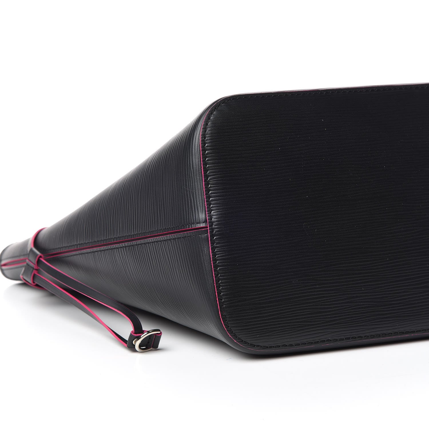 Louis Vuitton Epi Neverfull MM Black Hot Pink 5 of 8