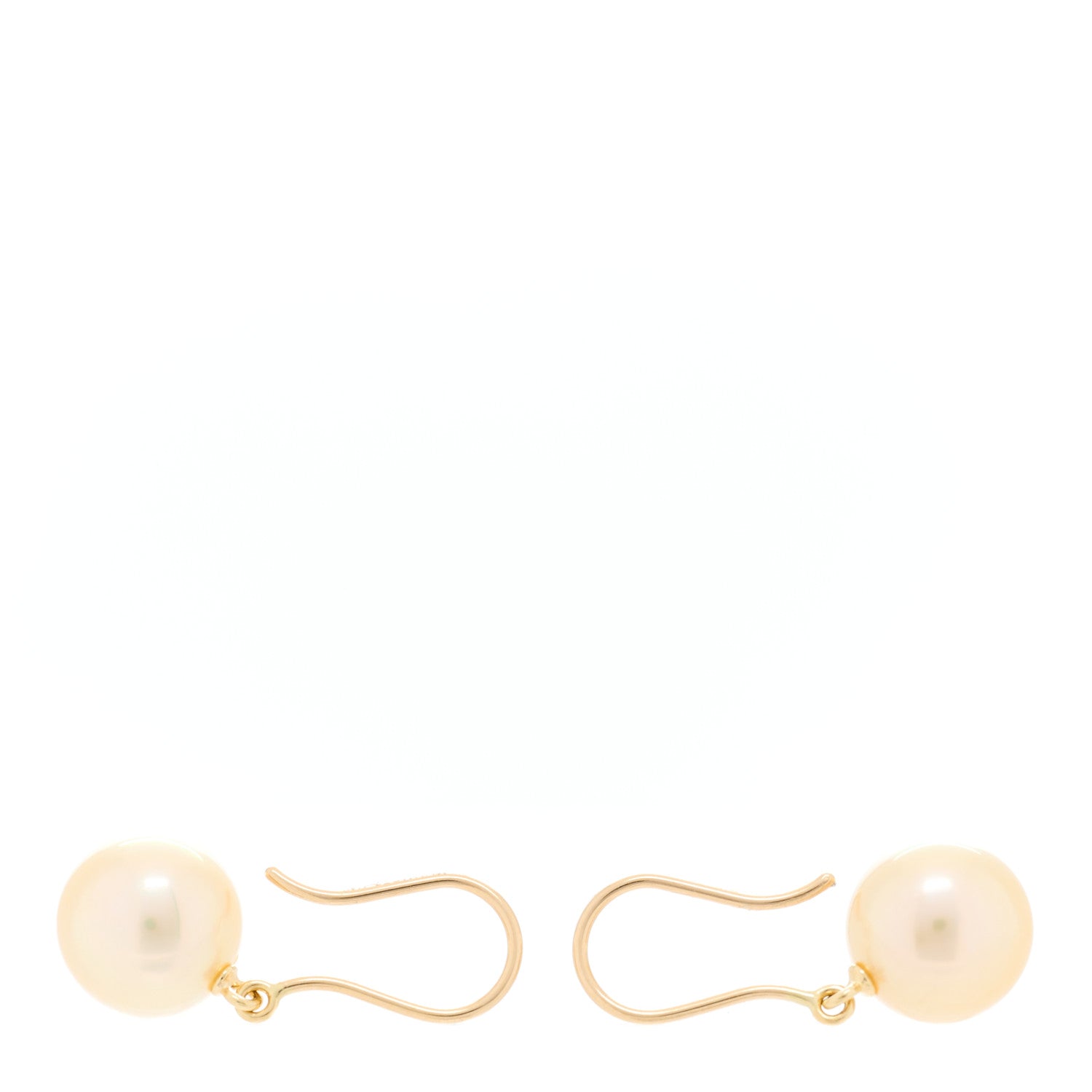 Mikimoto 18K Yellow Gold Akoya Pearl 9mm Drop Earrings 3 of 4