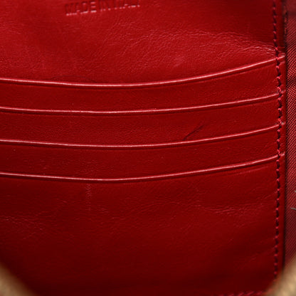 Burberry Horseferry Check Crossbody Clutch Bag Parade Red 10 of 12