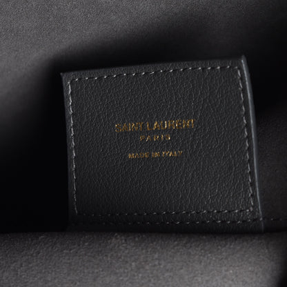 Saint Laurent Calfskin Large Shopping Tote Dark Grey 7 of 11