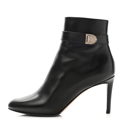 Christian Dior Calfskin Blason Low Boots 39.5 Black 1 of 16