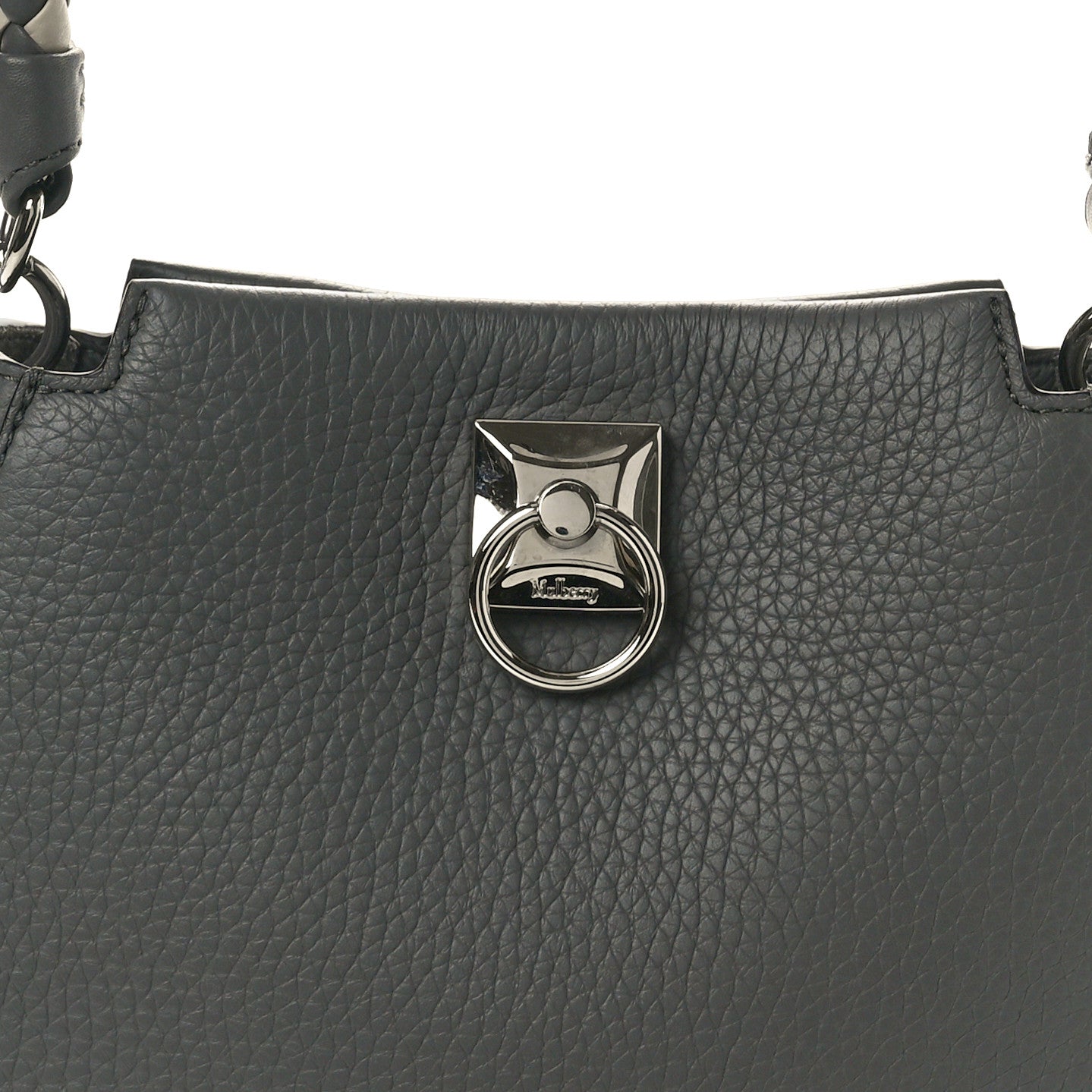 Heavy Grain Mini Iris Hobo Charcoal