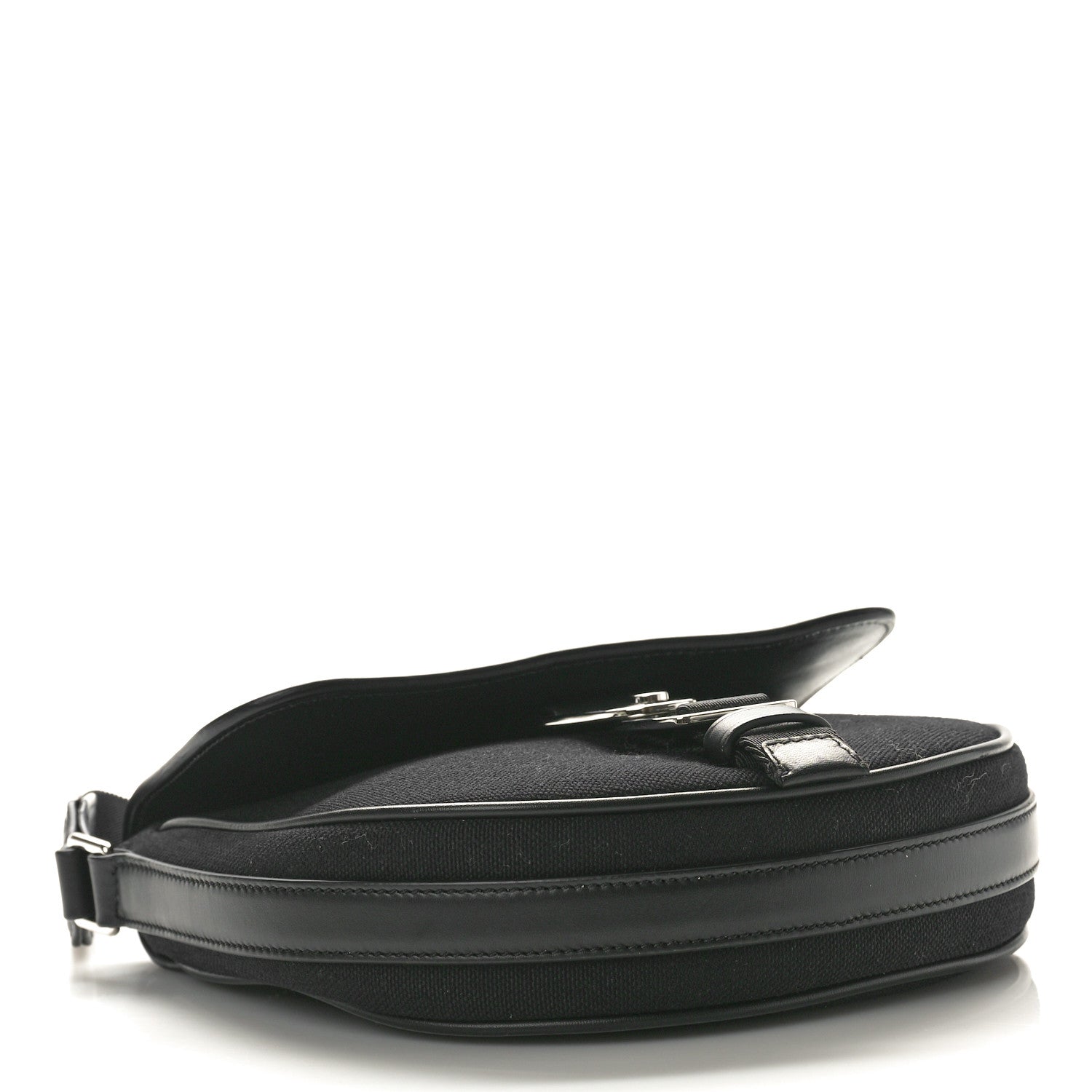 Rimowa Calfskin Canvas Never Still Crossbody Flap Bag Black 5 of 10