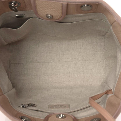 Chanel Mixed Fibers Medium Deauville Tote Beige 6 of 11
