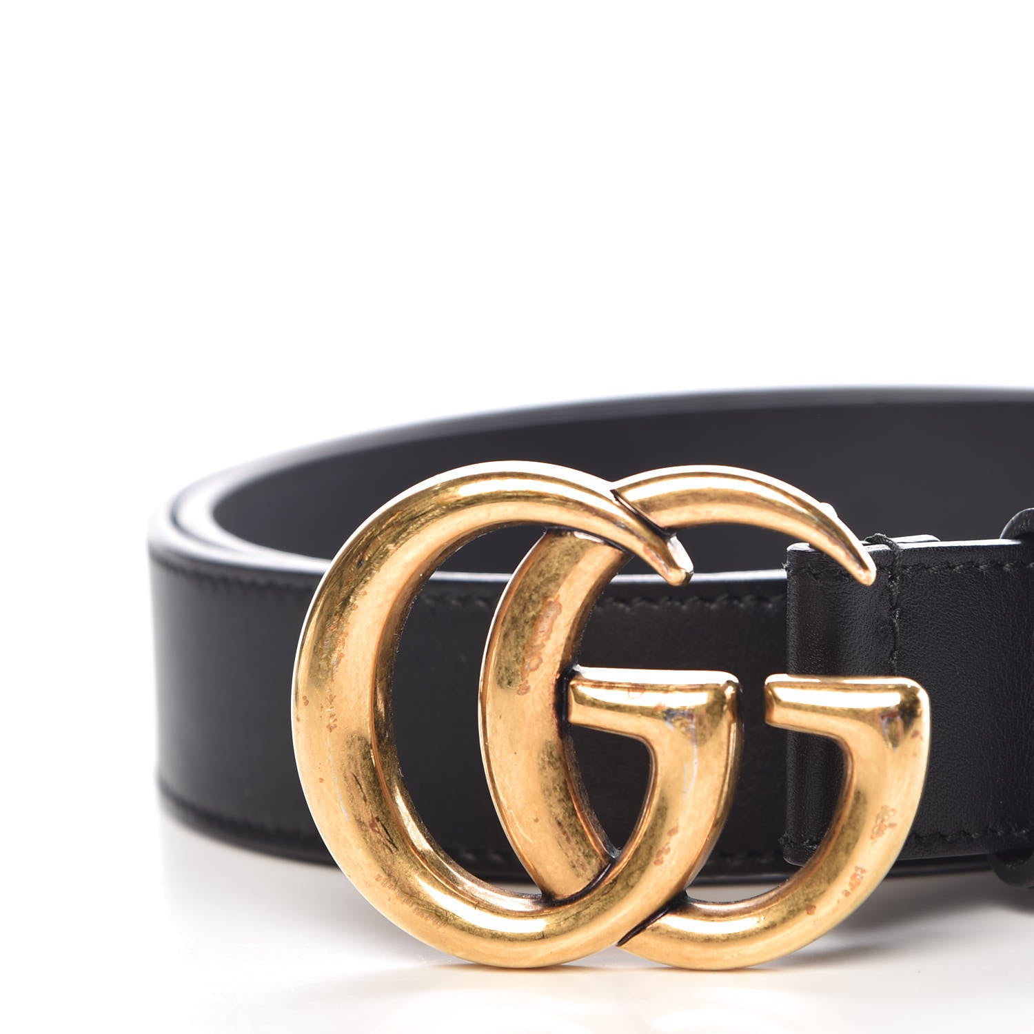 Gucci Calfskin Double G 30mm Belt 90 36 Black 13 of 13