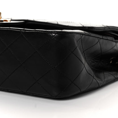 Chanel Lambskin Quilted Medium Double Flap Black 10 of 10