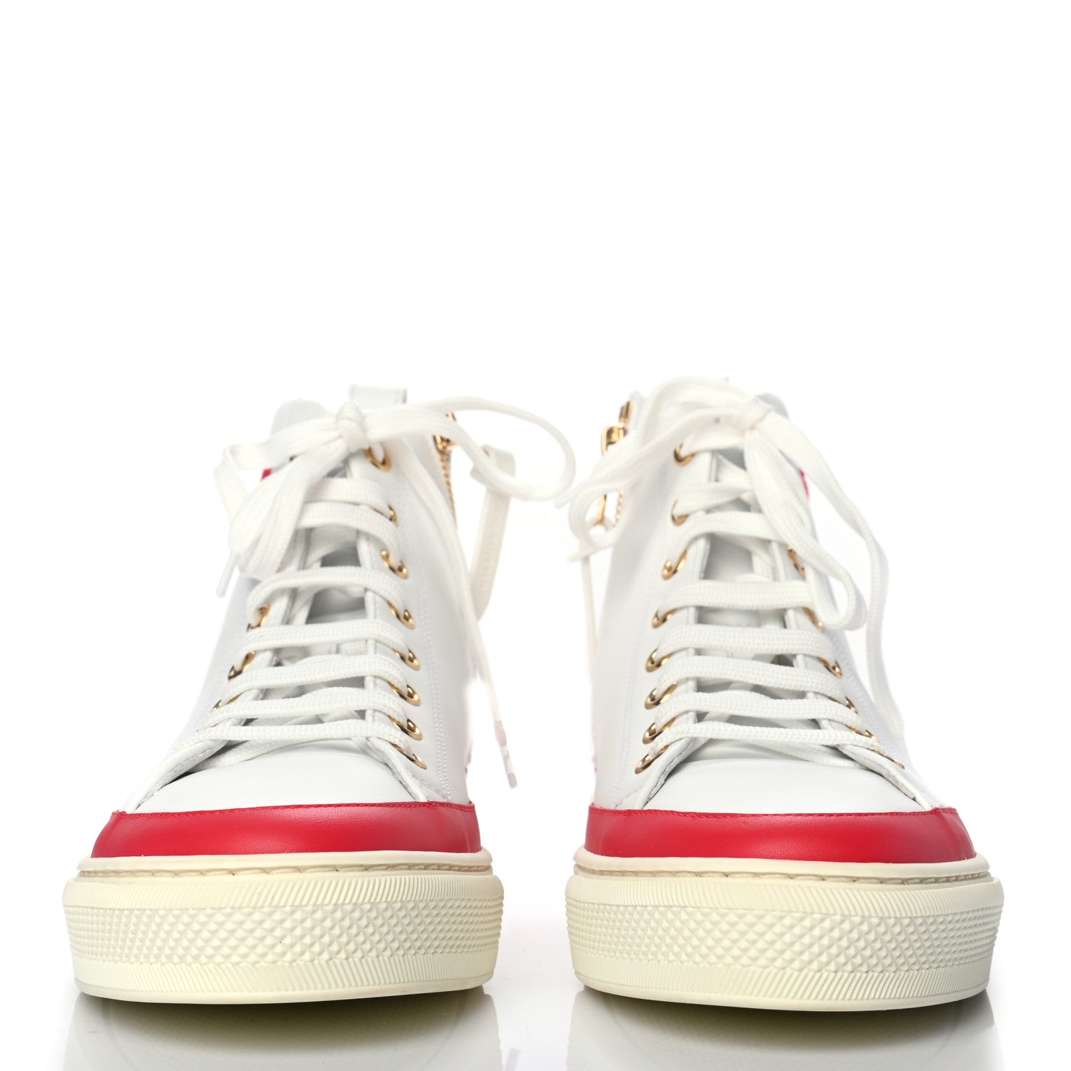 Louis Vuitton Calfskin LV Stellar Sneaker Boots 37 White Framboise 2 of 7